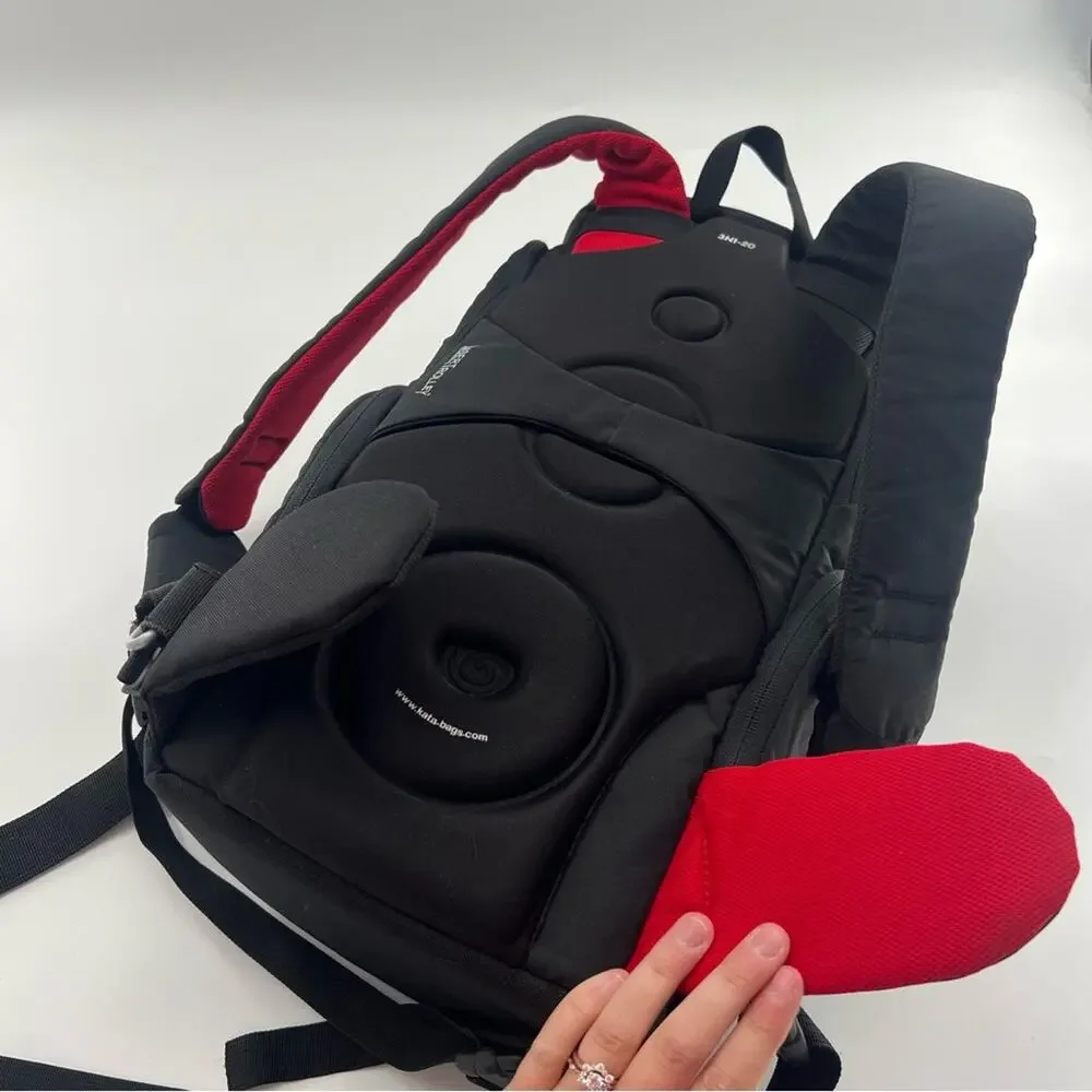 Kata 3in1 - 20 Sling Backpack Medium Black Camera Bag Fits D-SLR Camera 5 Lenses
